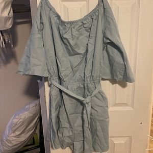 Blue romper BRAND NEW TAG STILL ON IT
